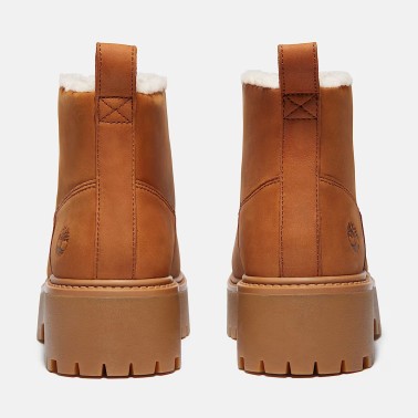 TIMBERLAND STONE STREET MID WARM LINED RUST WOMAN