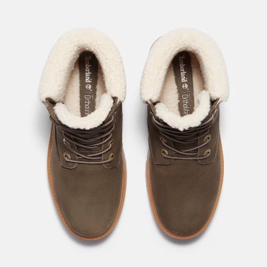 TIMBERLAND STONE STREET MID WARM WATERPROOF BROWN WOMAN