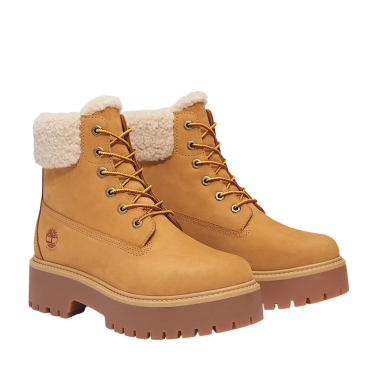 TIMBERLAND STONE STREET MID WARM WATERPROOF WHEAT WOMAN