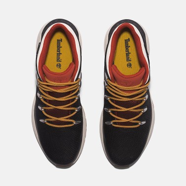 TIMBERLAND SPRINT TREKKER WATERPROOF MID LACE BLACK/ORANGE