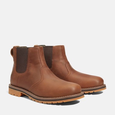 TIMBERLAND LARCHMONT MID CHELSEA BOOT RUST