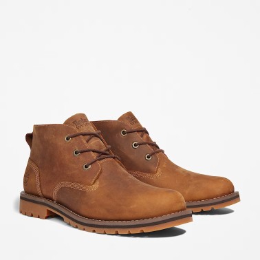 TIMBERLAND LARCHMONT WATERPROOF MID LACE CHUKKA RUST