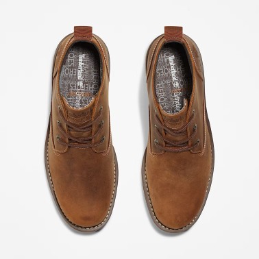 TIMBERLAND LARCHMONT WATERPROOF MID LACE CHUKKA RUST