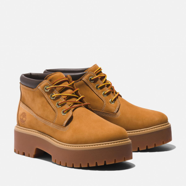 TIMBERLAND STONE STREET MID LACE WATERPROOF WHEAT WOMAN