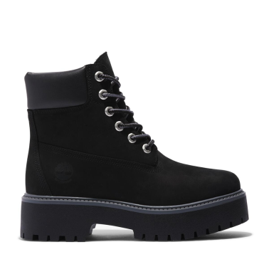 TIMBERLAND STONE STREET 6 IN LACE WATERPROOF BLACK WOMAN