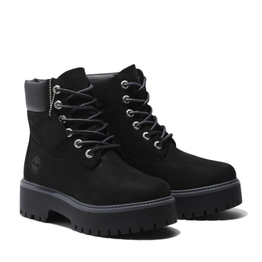 TIMBERLAND STONE STREET 6 IN LACE WATERPROOF BLACK WOMAN