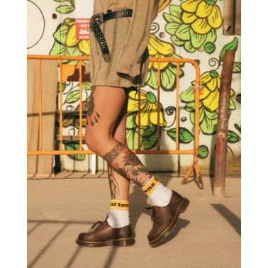 DR MARTENS 1461 DARK BROWN CRAZY HORSE