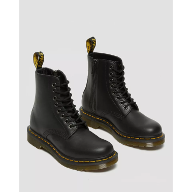 DR MARTENS 1460 PASCAL FRONT ZIP BLACK NAPPA