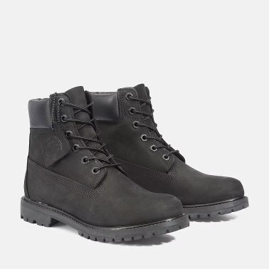 TIMBERLAND PREMIUM 6 IN LACE WATERPROOF BLACK WOMAN