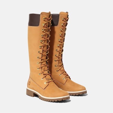 TIMBERLAND PREMIUM 14 IN LACE WATERPROOF WHEAT