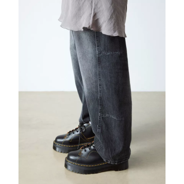 DR MARTENS CHURCH QUAD BLACK VINTAGE SMOOTH