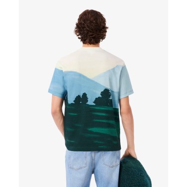 LACOSTE T-SHIRT JERSEY PRINTED