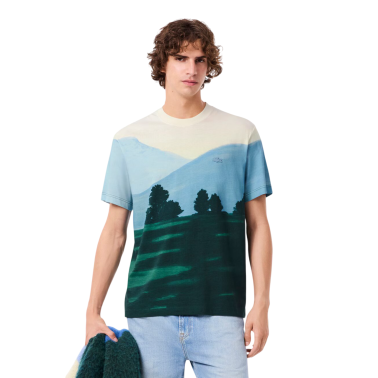 LACOSTE T-SHIRT JERSEY PRINTED