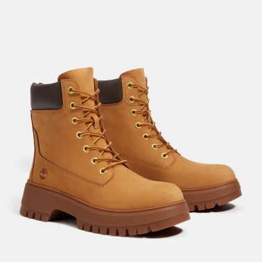 TIMBERLAND CORA VALLEY 6 INCH LACE UP WHEAT WOMAN