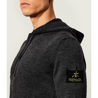 PREMIATA WOOL HOODED SWEATER
