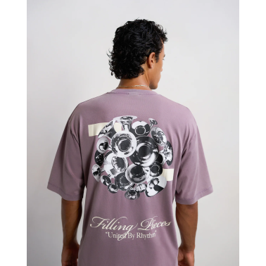 FILLING PIECES T-SHIRT BOXY BOUQUET VINTAGE MOONSCAPE