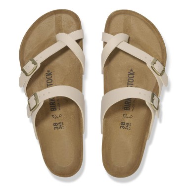 BIRKENSTOCK MAYARI BIRKO-FLOR NARROW SANDCASTLE