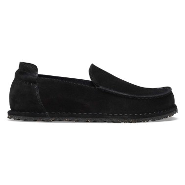 BIRKENSTOCK UTTI SUEDE LEATHER REGULAR BLACK