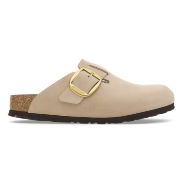 BIRKENSTOCK BOSTON BIG BUCKLE NARROW SANDCASTLE