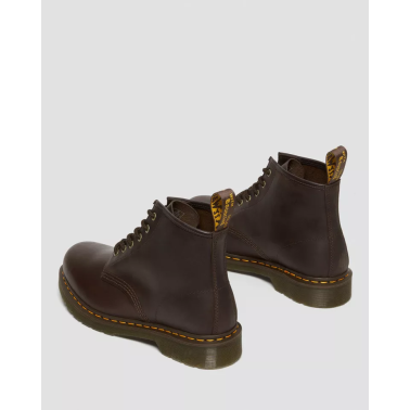 DR MARTENS 101 DARK BROWN CRAZY HORSE