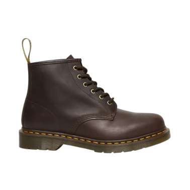 DR MARTENS 101 DARK BROWN CRAZY HORSE