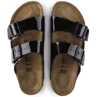 BIRKENSTOCK ARIZONA BF PATENT REGULAR BLACK PATENT