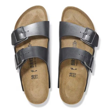 BIRKENSTOCK ARIZONA BF REGULAR METALLIC BLACK
