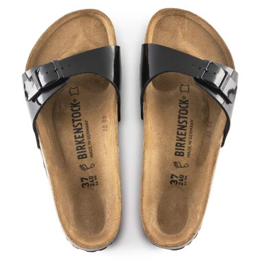 BIRKENSTOCK MADRID BF REGULAR BLACK PATENT