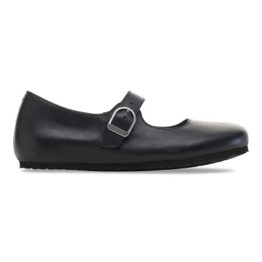 BIRKENSTOCK SANTA CLARITA LEATHER REGULAR BLACK