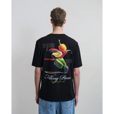 FILLING PIECES T-SHIRT PEPPER BLACK