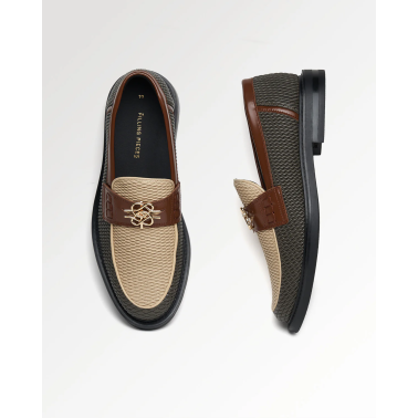 FILLING PIECES LOAFER REED BEIGE/GREEN