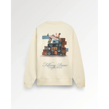 FILLING PIECES SWEATSHIRT SPEAKER WALL ANTIQUE WHITE