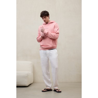 ECOALF BARCA SWEATSHIRT MAN BURNED ROSE