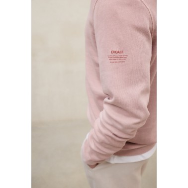 ECOALF GOLA SWEATSHIRT MAN BLUSH PINK