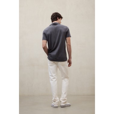 ECOALF THEO POLO MAN ASPHALT