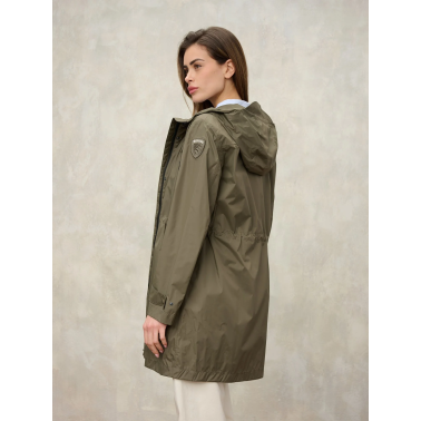 BLAUER IMPERMEABLE CON CAPUCHA THRUSH