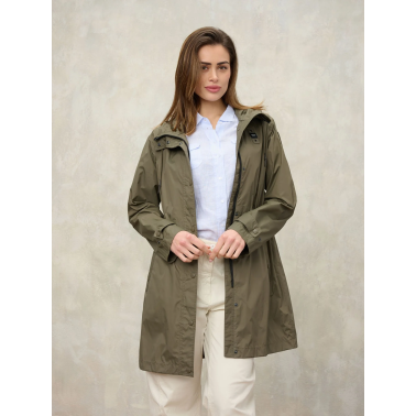 BLAUER IMPERMEABLE CON CAPUCHA THRUSH