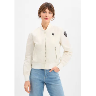 BLAUER BOMBER EN NYLON ELASTIZADO DEVINE