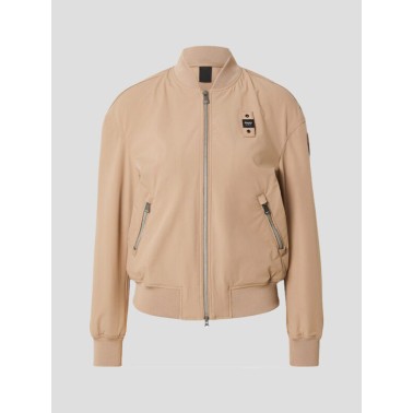 BLAUER BOMBER EN NYLON ELASTIZADO DEVINE