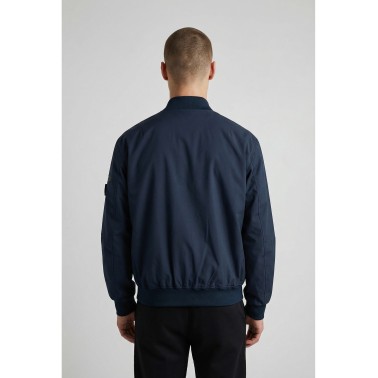 BLAUER BOMBER RIBETEADO CON BOLSILLO PEQUEÑO YOUNG