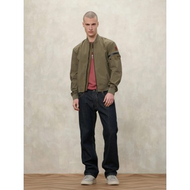BLAUER BOMBER RIBETEADO CON BOLSILLO PEQUEÑO YOUNG