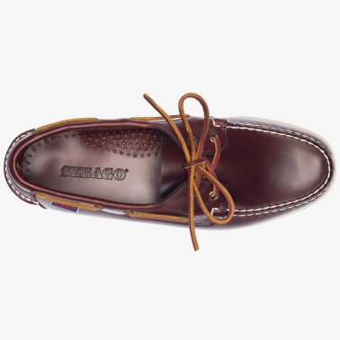 SEBAGO DOCKSIDES PORTLAND WAXED BROWN