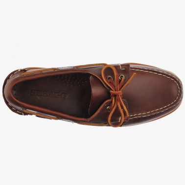SEBAGO DOCKSIDES PORTLAND WAXED BROWN HONEY