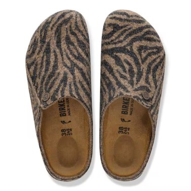 BIRKENSTOCK ZERMATT REGULAR ZEBRA TOFFEE MELANGE