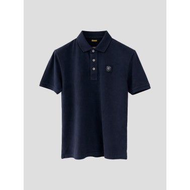 BLAUER POLO ALBANO