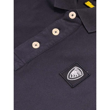 BLAUER POLO ALBANO