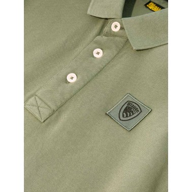 BLAUER POLO ALBANO