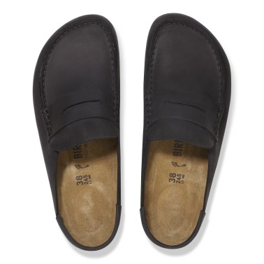 BIRKENSTOCK NAPLES WRAPPED OILED REGULAR BLACK