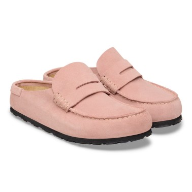 BIRKENSTOCK NAPLES WRAPPED SUEDE REGULAR PINK CLAY