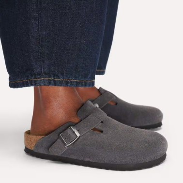 BIRKENSTOCK BOSTON REGULAR CHARCOAL